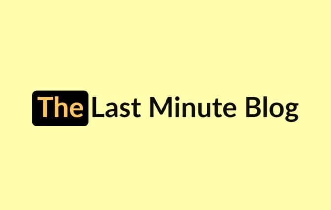 The Last Minute Blog